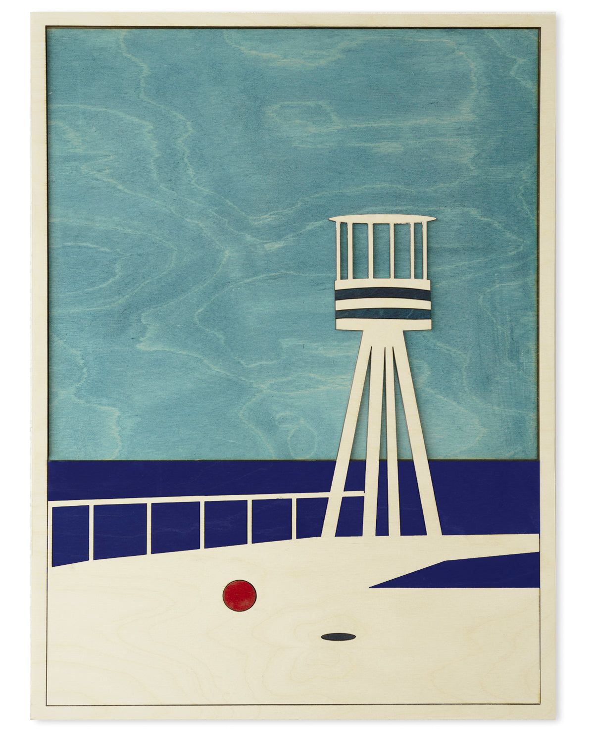 Arne Jacobsen's Lifeguard Tower, Artwork