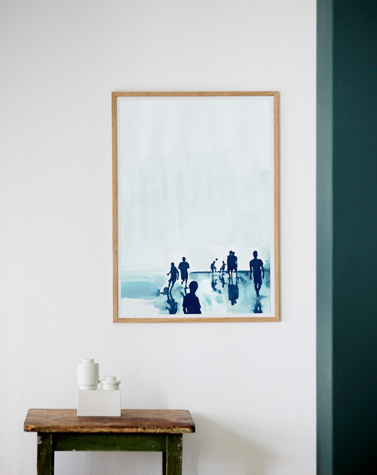 Boys on the Beach, Art Print