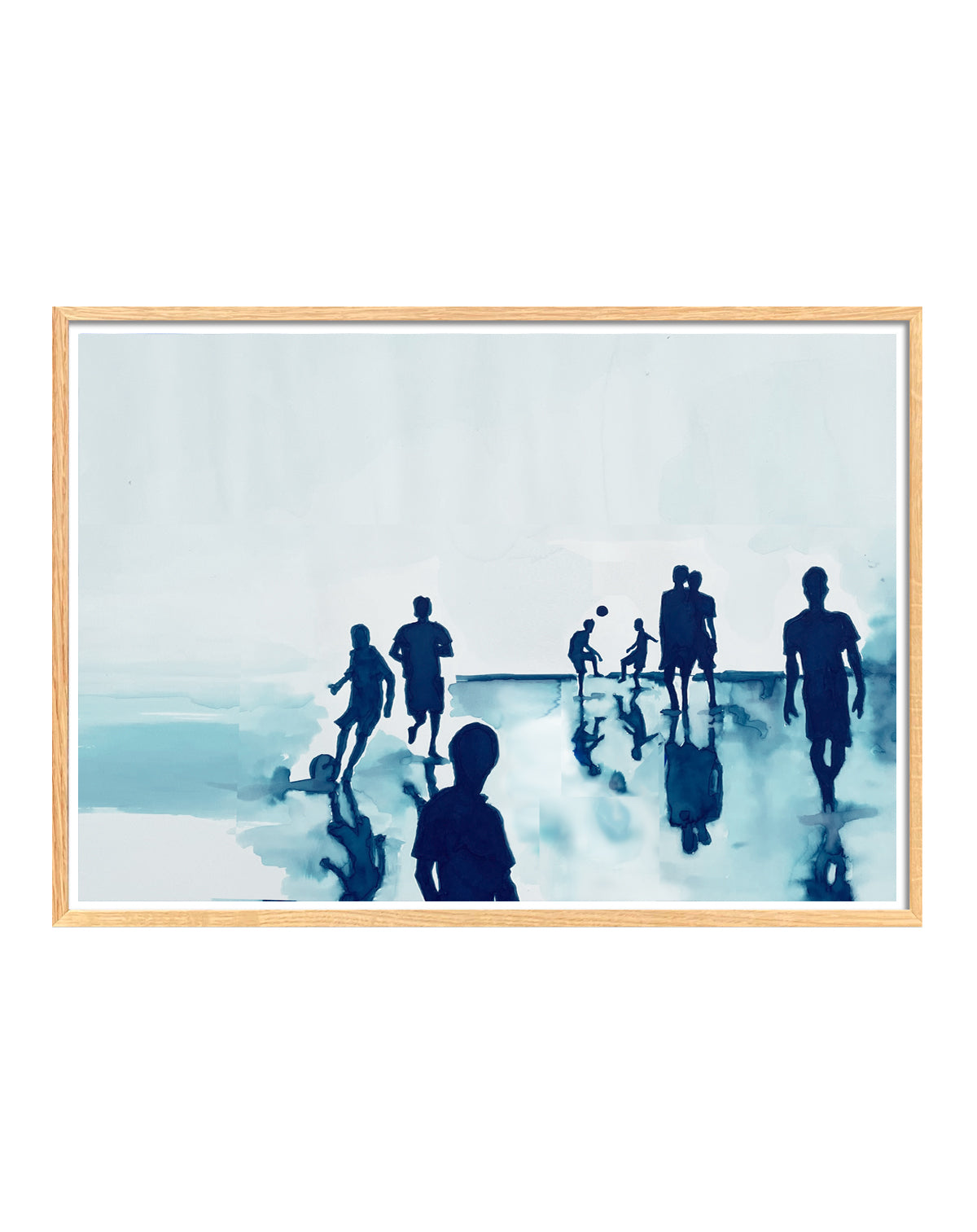 Boys on the Beach, Art Print