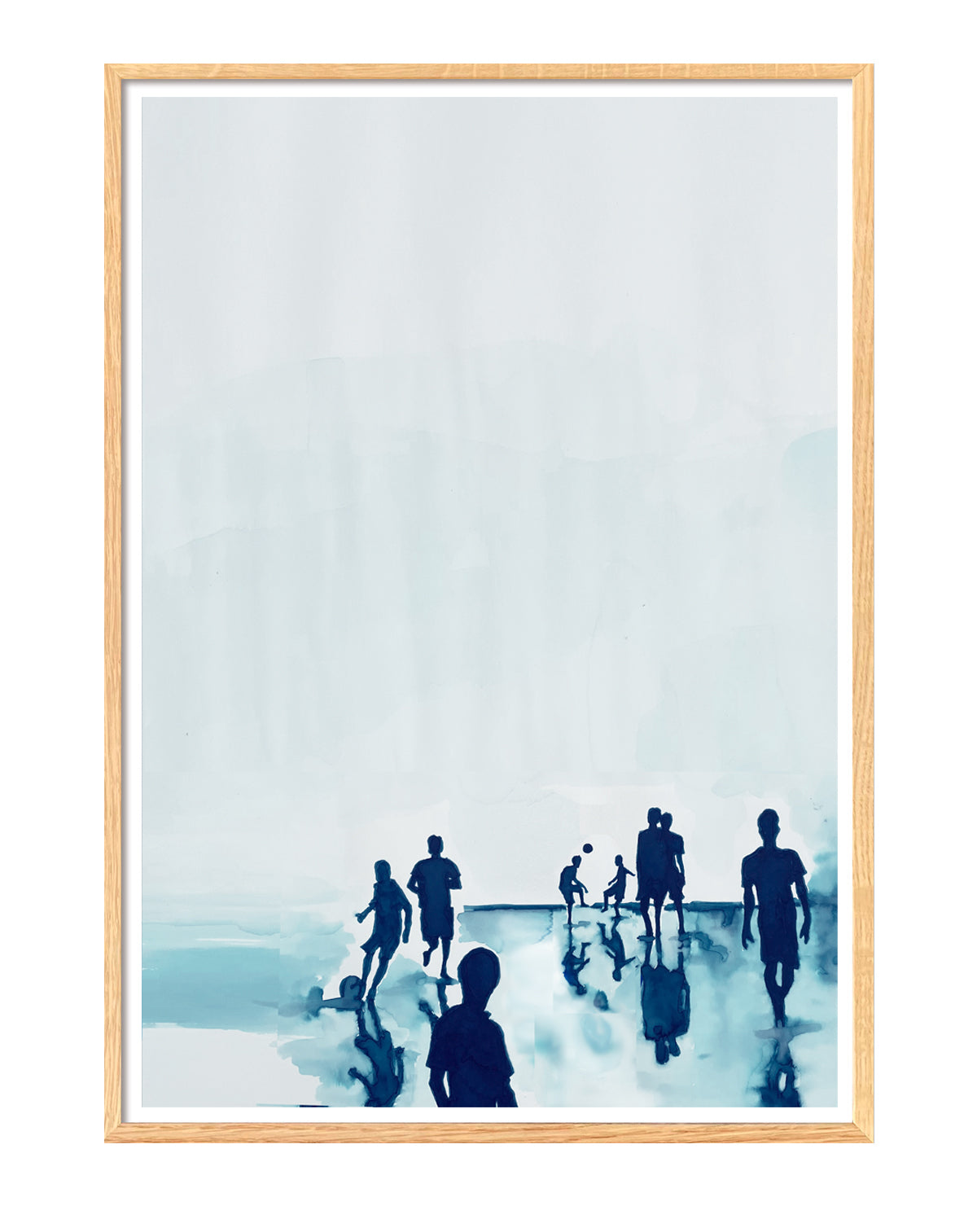 Boys on the Beach, Art Print