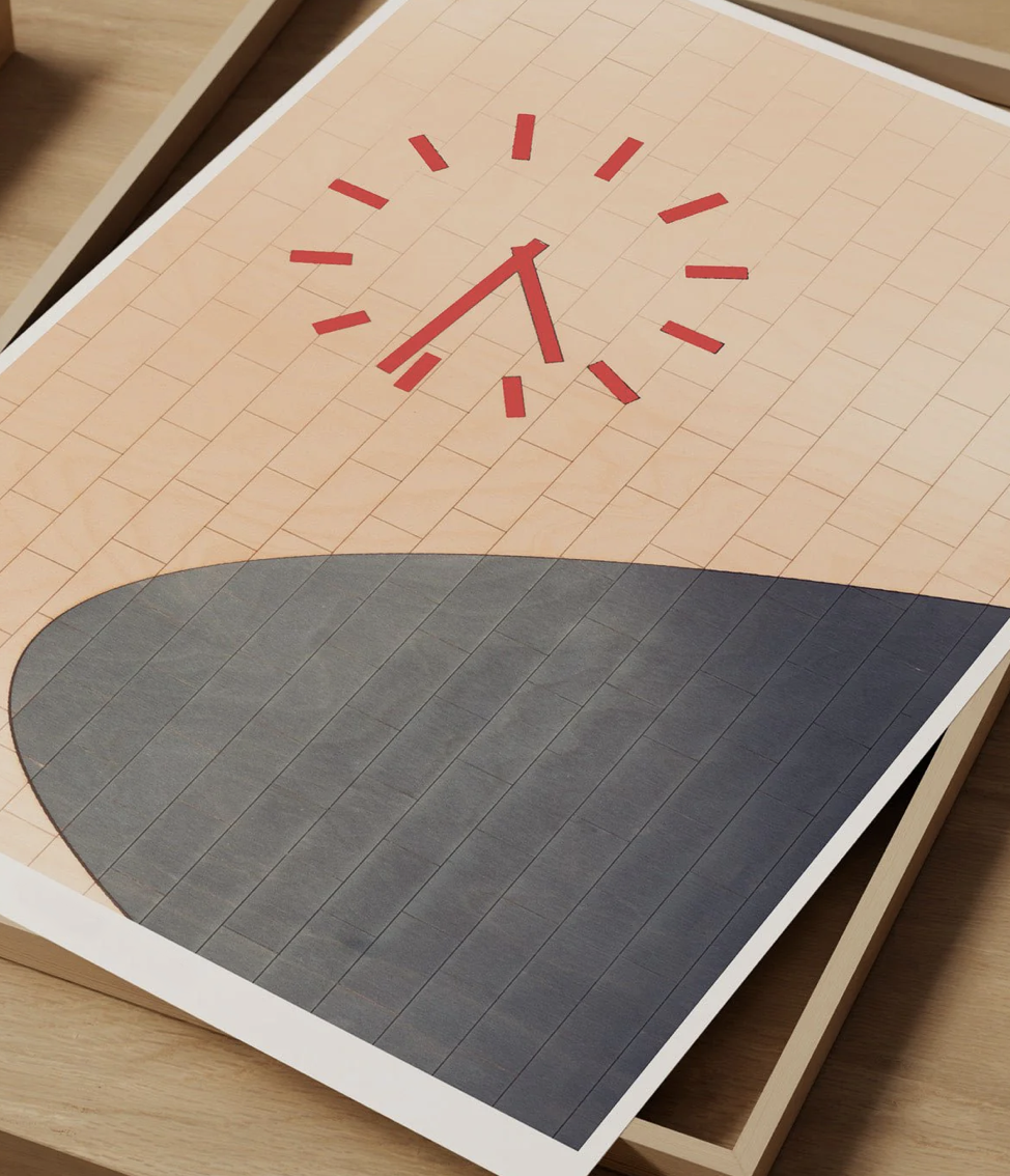 Gas Station, Art Print