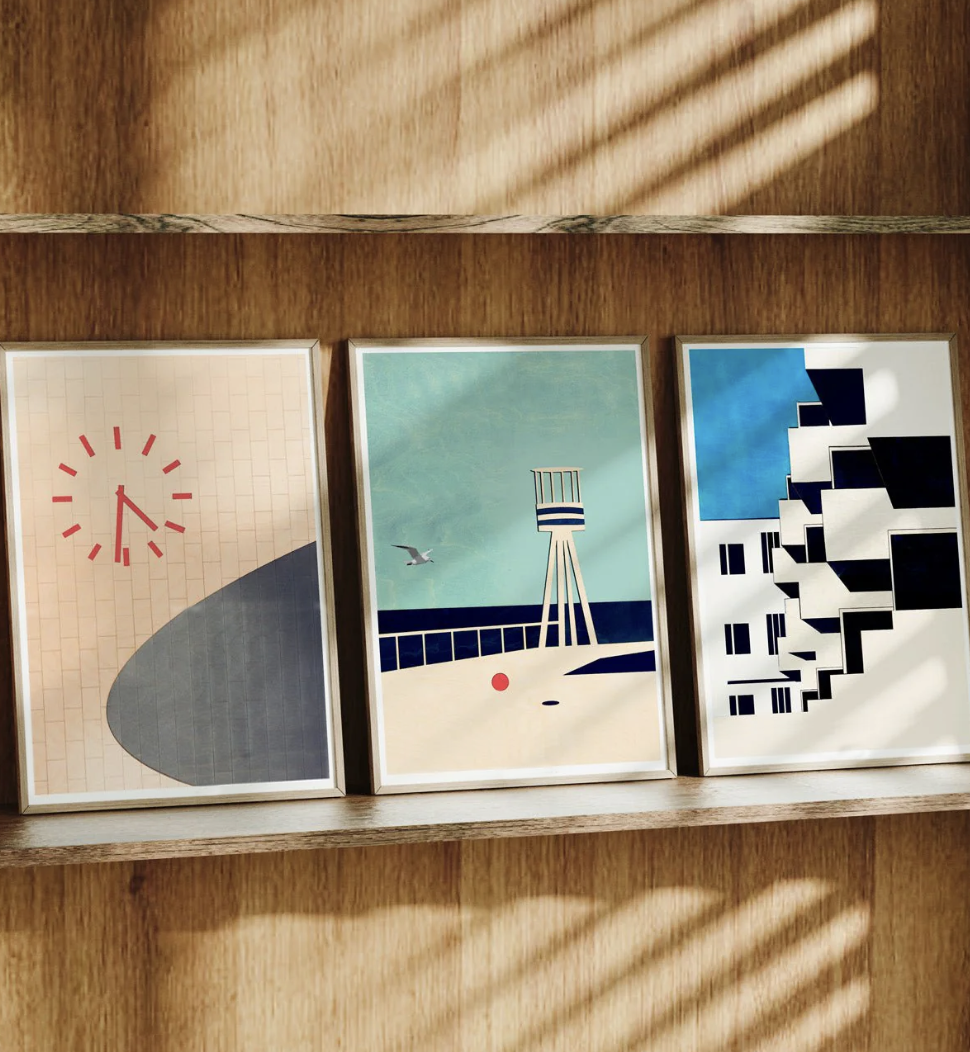 Gas Station, Art Print