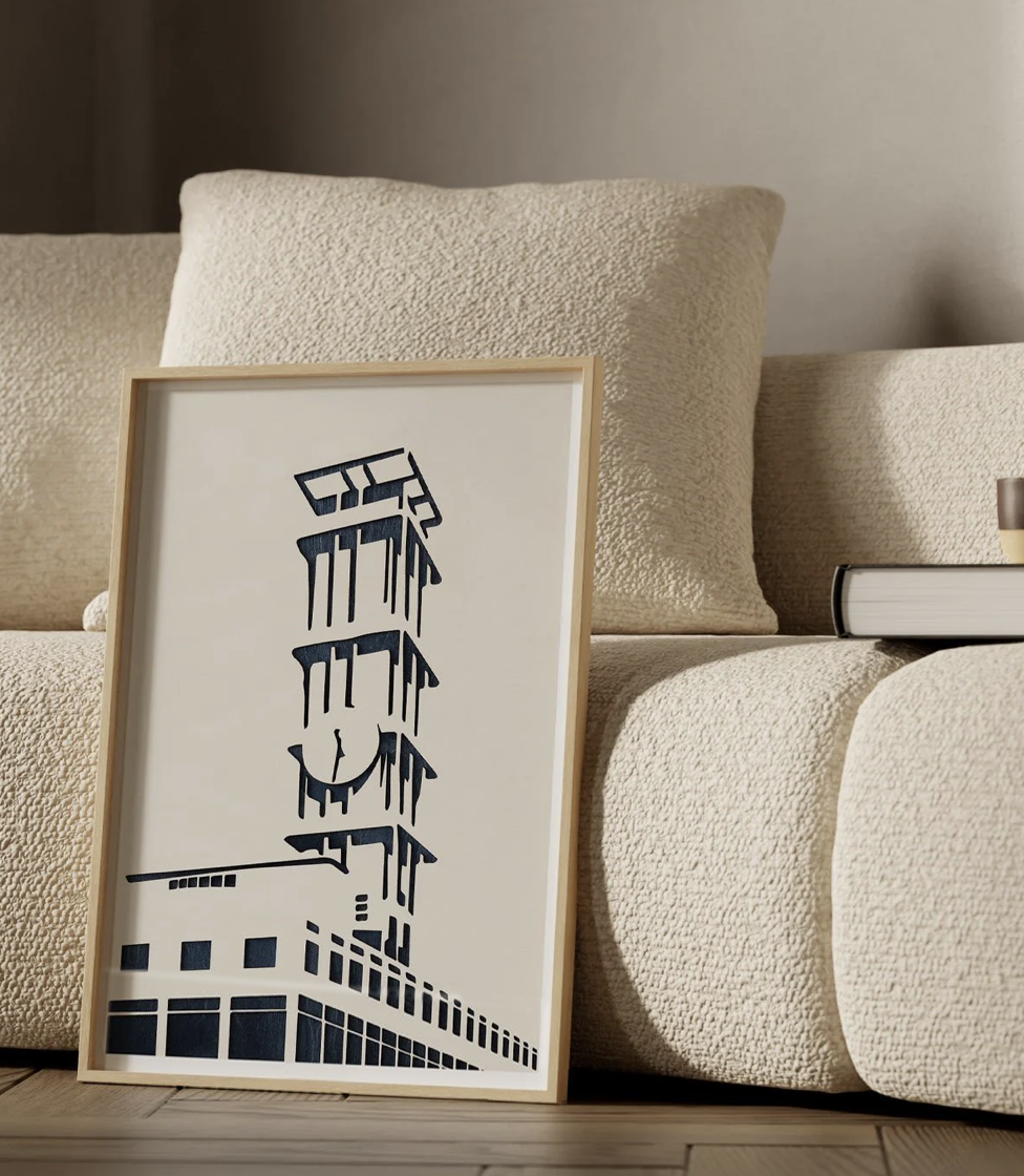 Aarhus Rådhus, Art Print