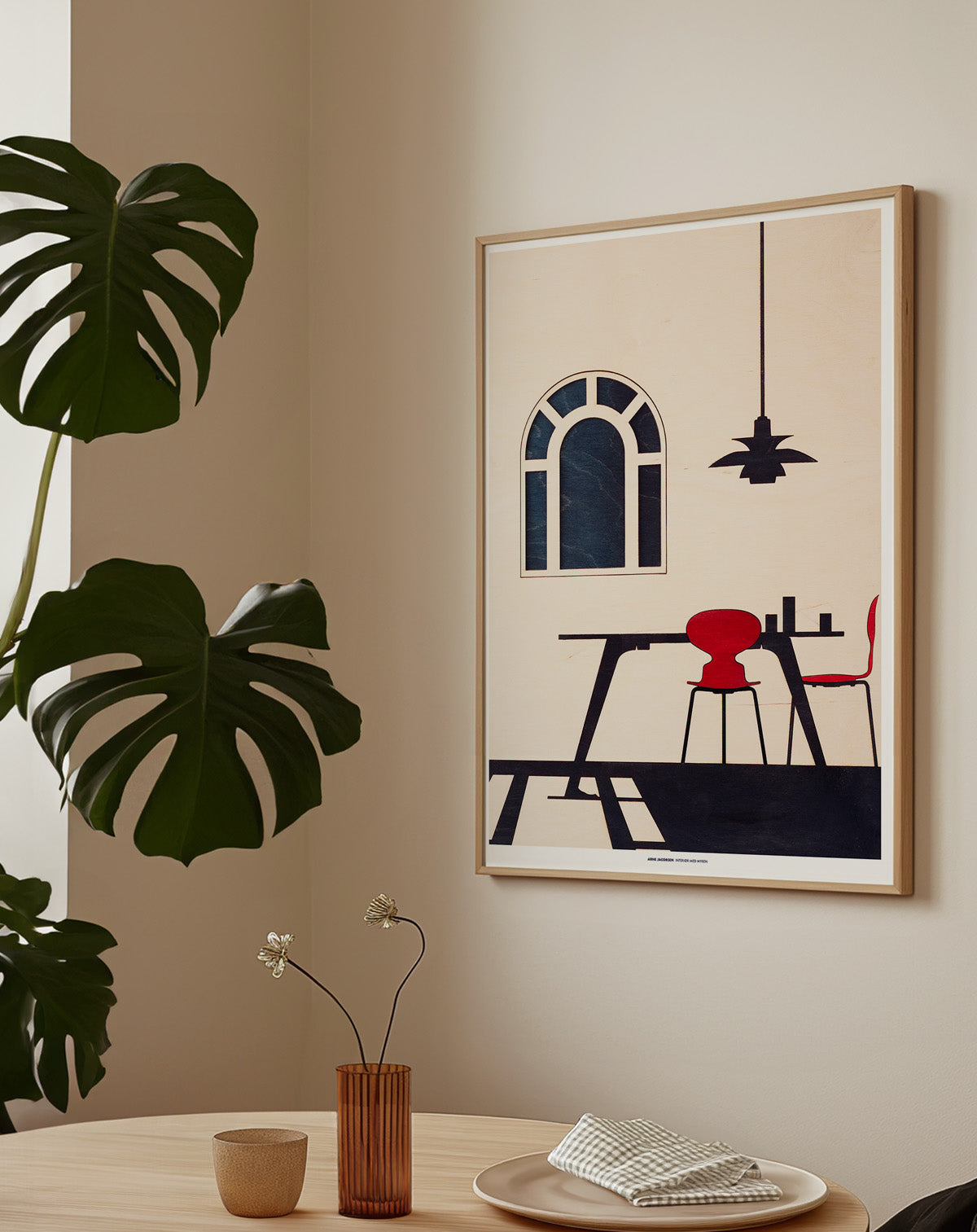 Arne Jacobsen Interiør I ARTPRINT