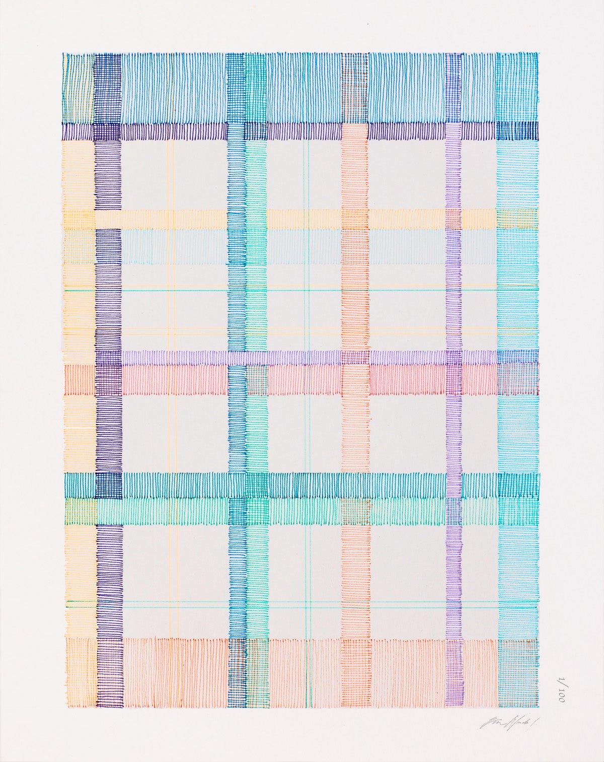 Grid 12 Limited edition, Art Print - kolekto