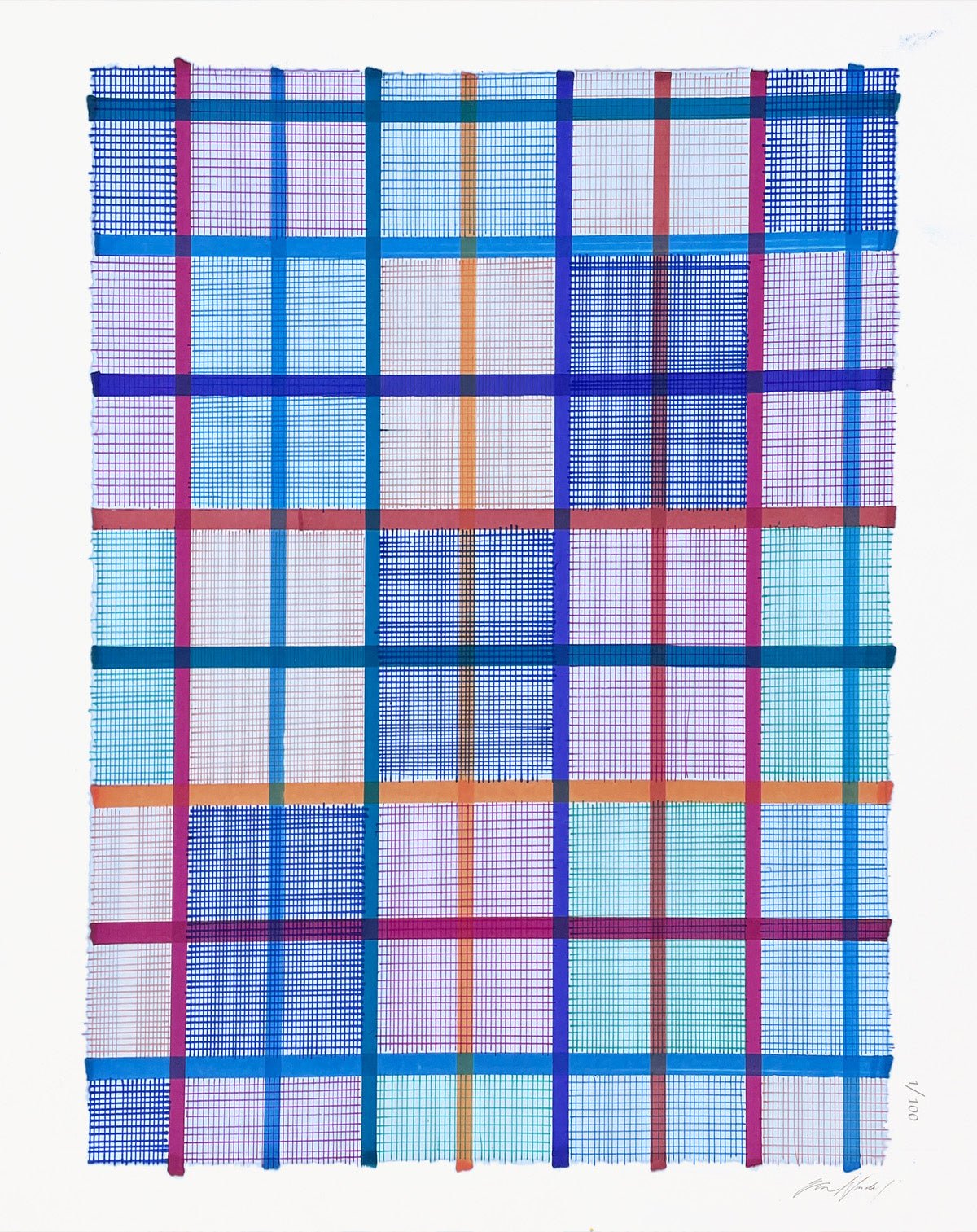 Grid 15 Limited edition, Art Print - kolekto