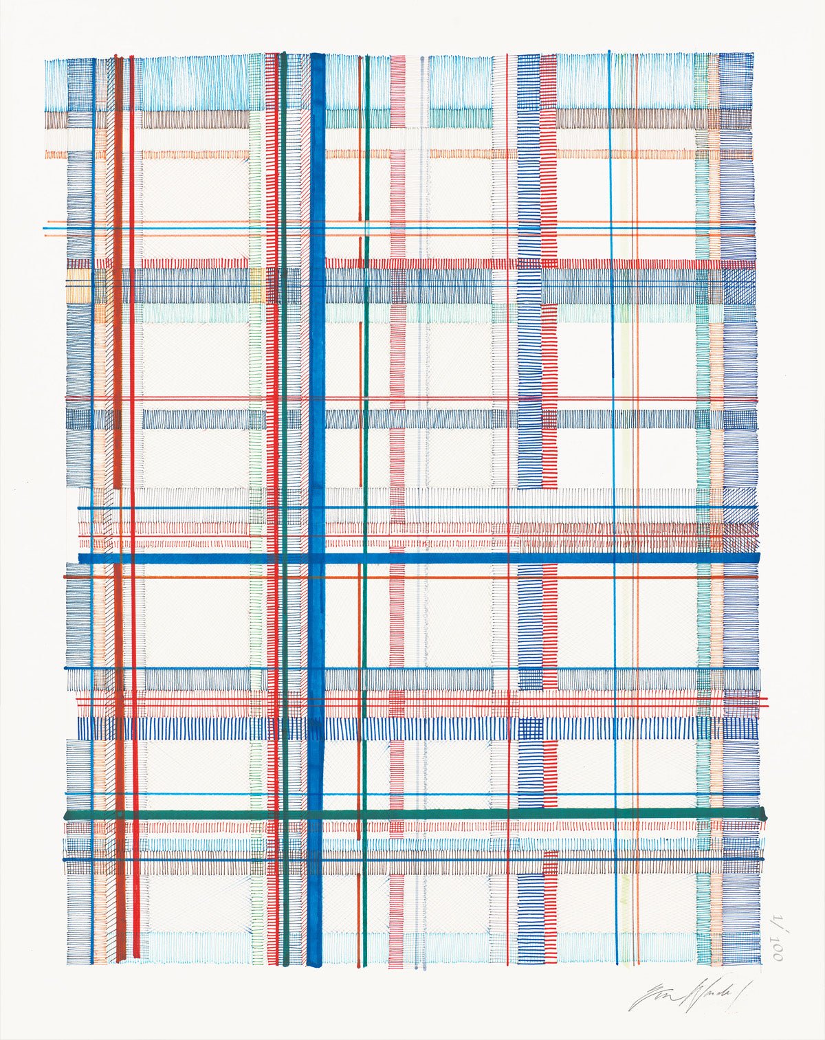 Grid 4 Limited edition, Art Print - kolekto