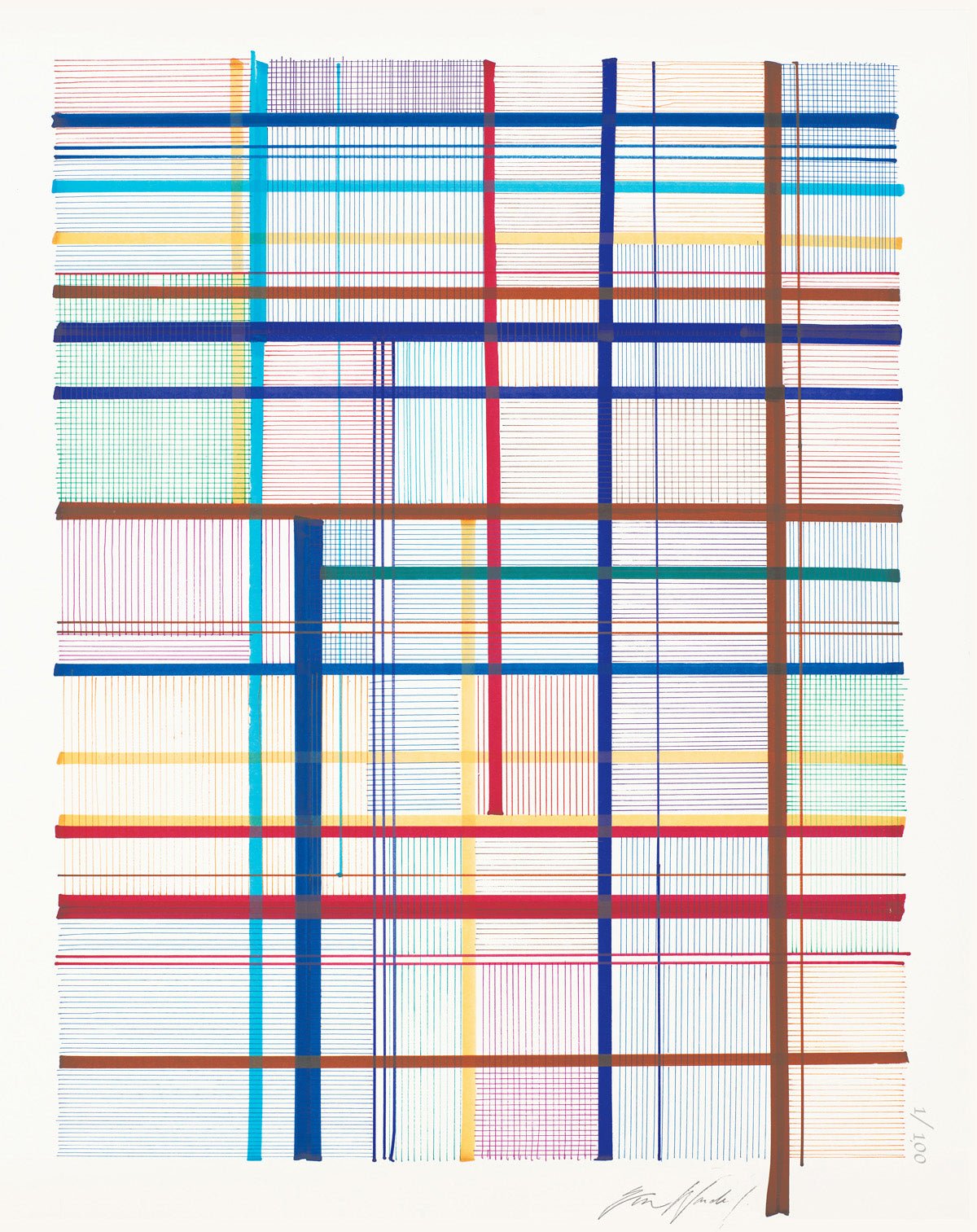 Grid 5 Limited edition, Art Print - kolekto
