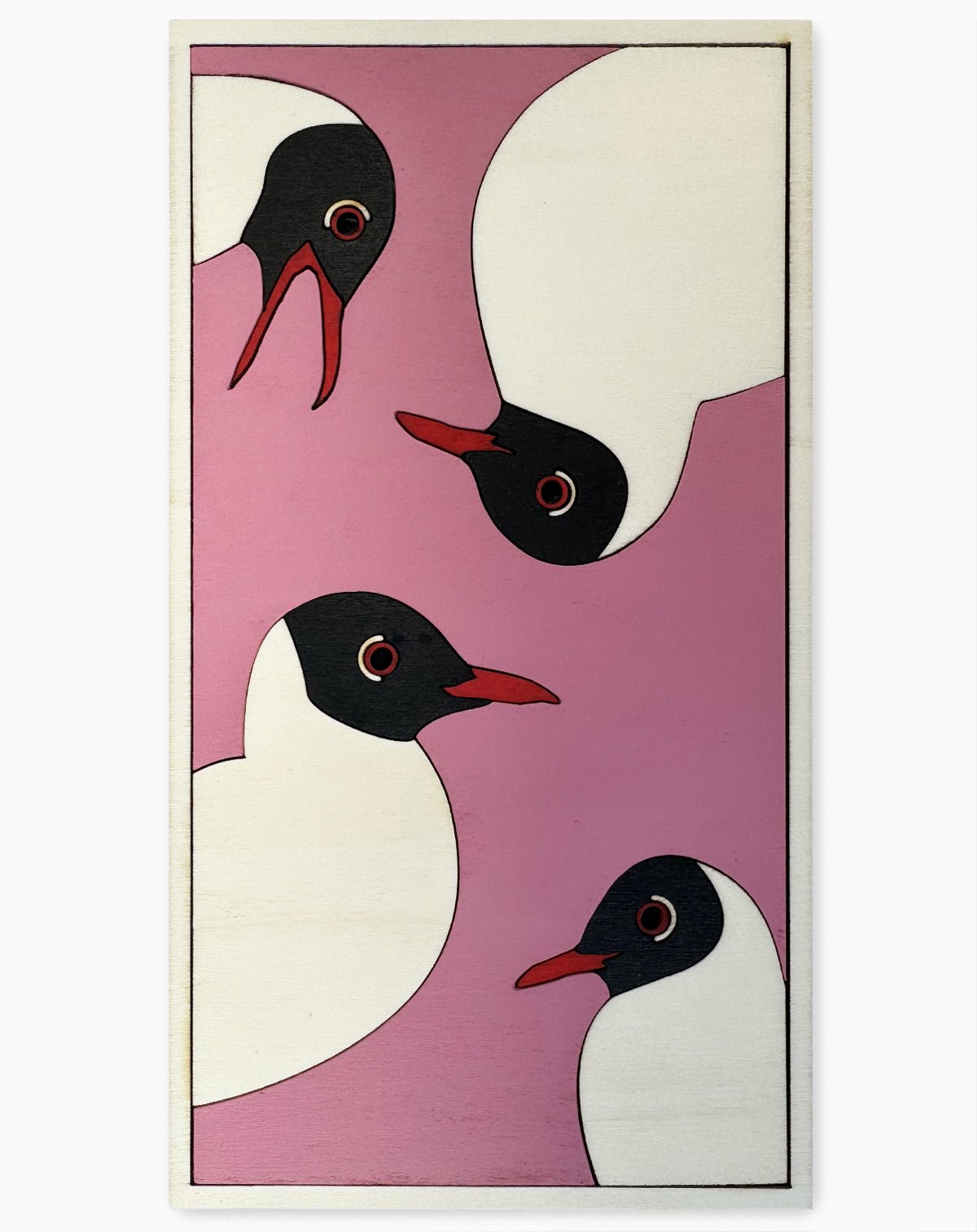 Hooded Gull, artwork - kolekto