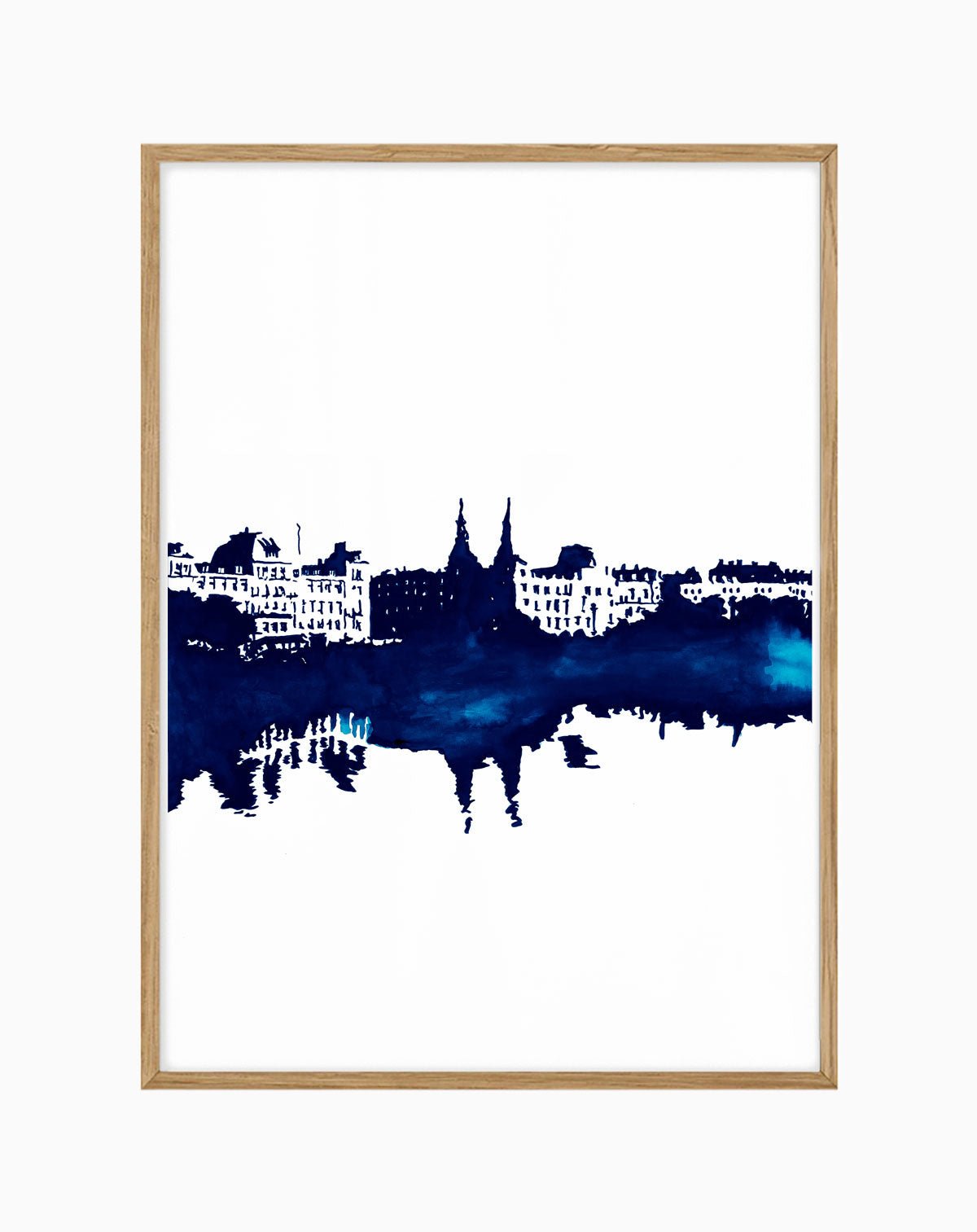 The Lakes of Copenhagen, Art Print - kolekto
