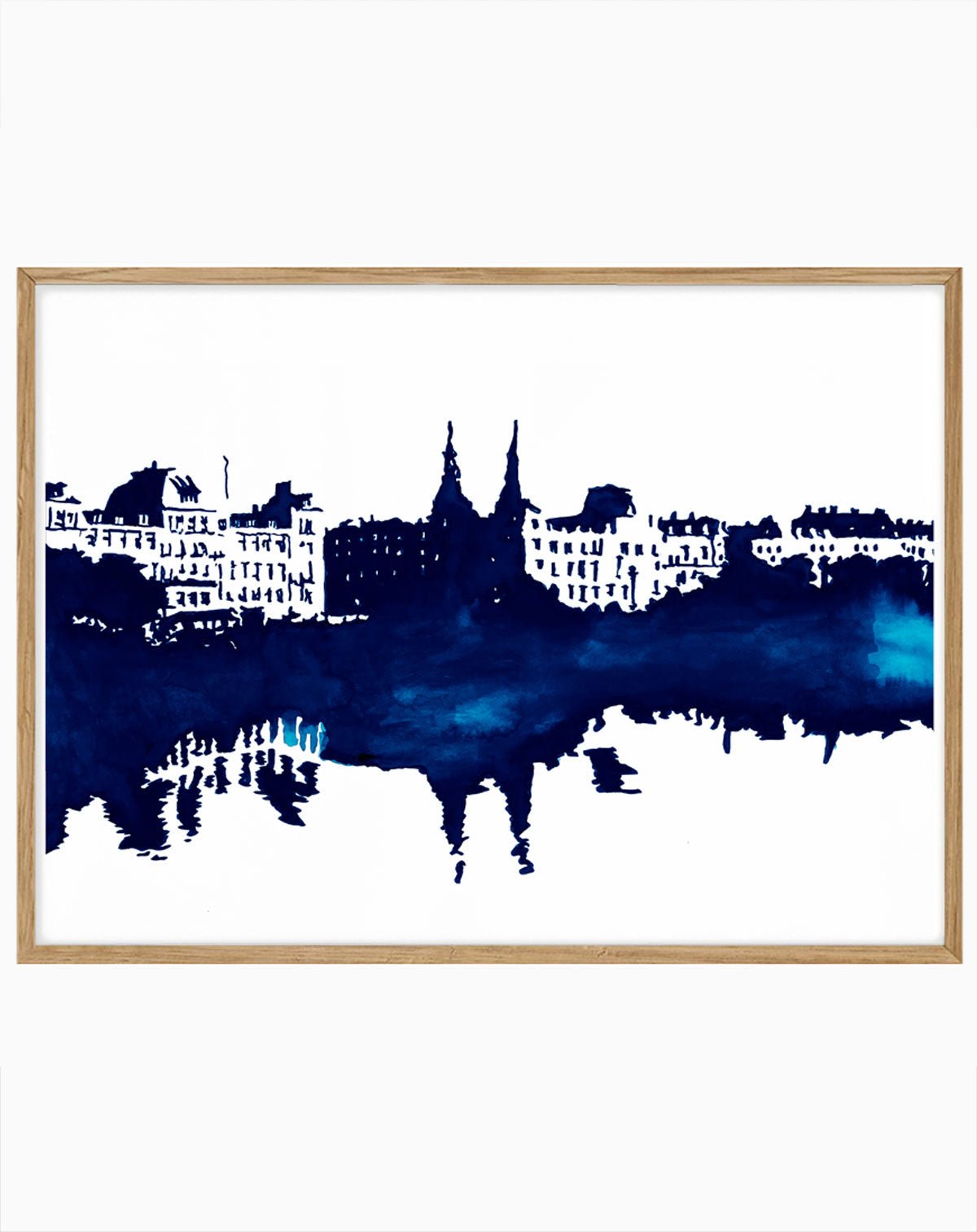 The Lakes of Copenhagen, Art Print - kolekto