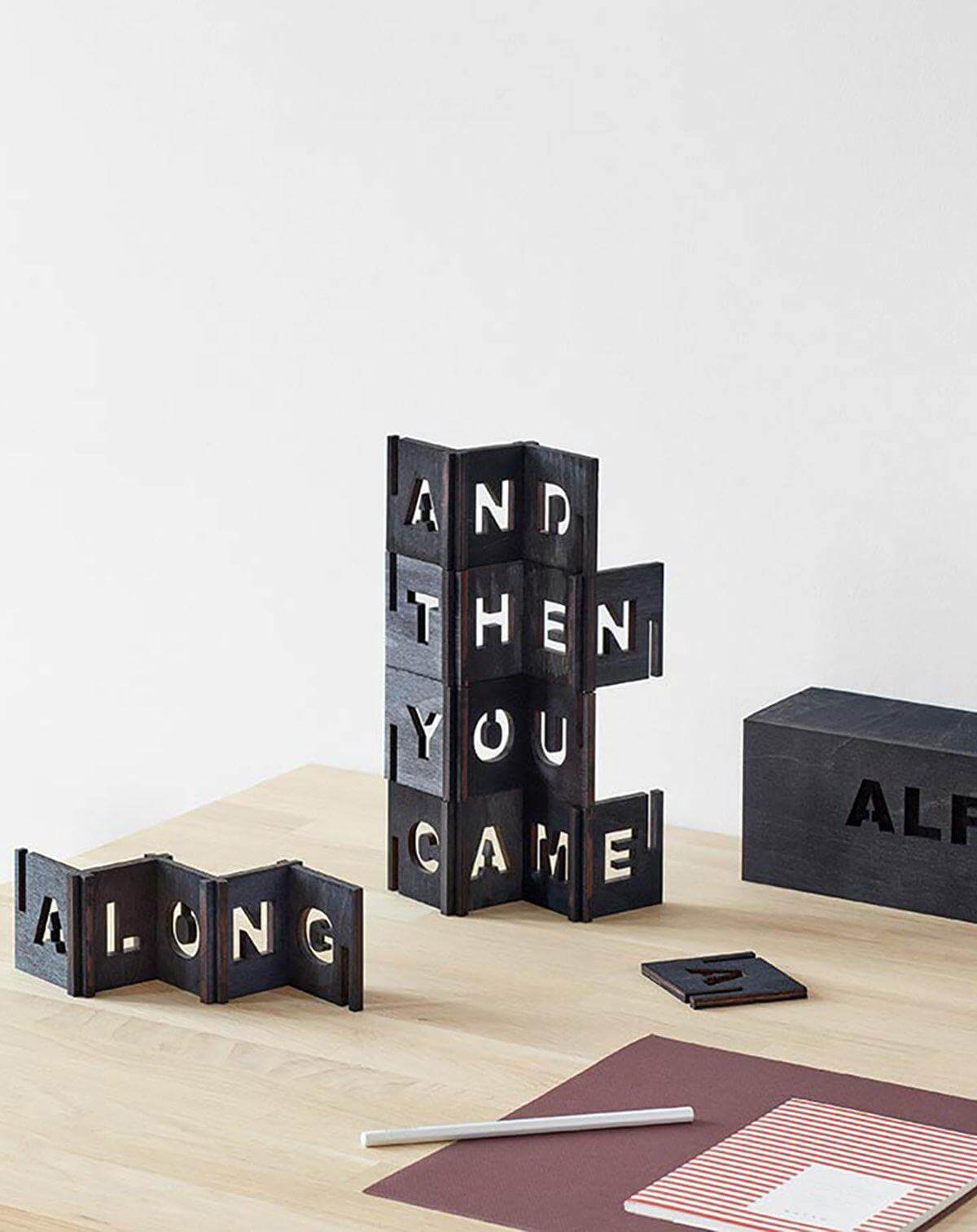 Alphabet | Wooden letters - #kolekto#