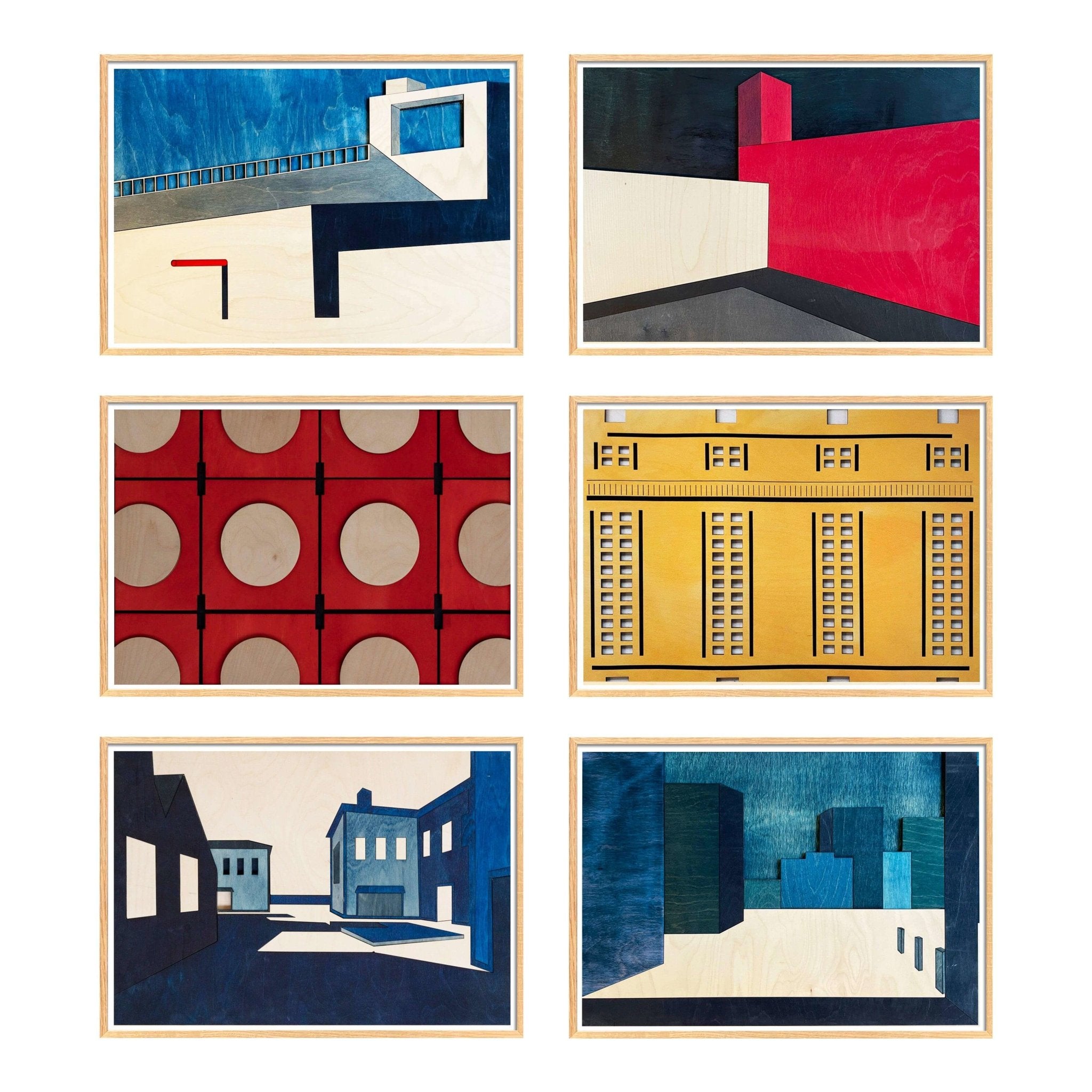 Architextures & Abstractions Gallery Box | 6 ARTPRINTS