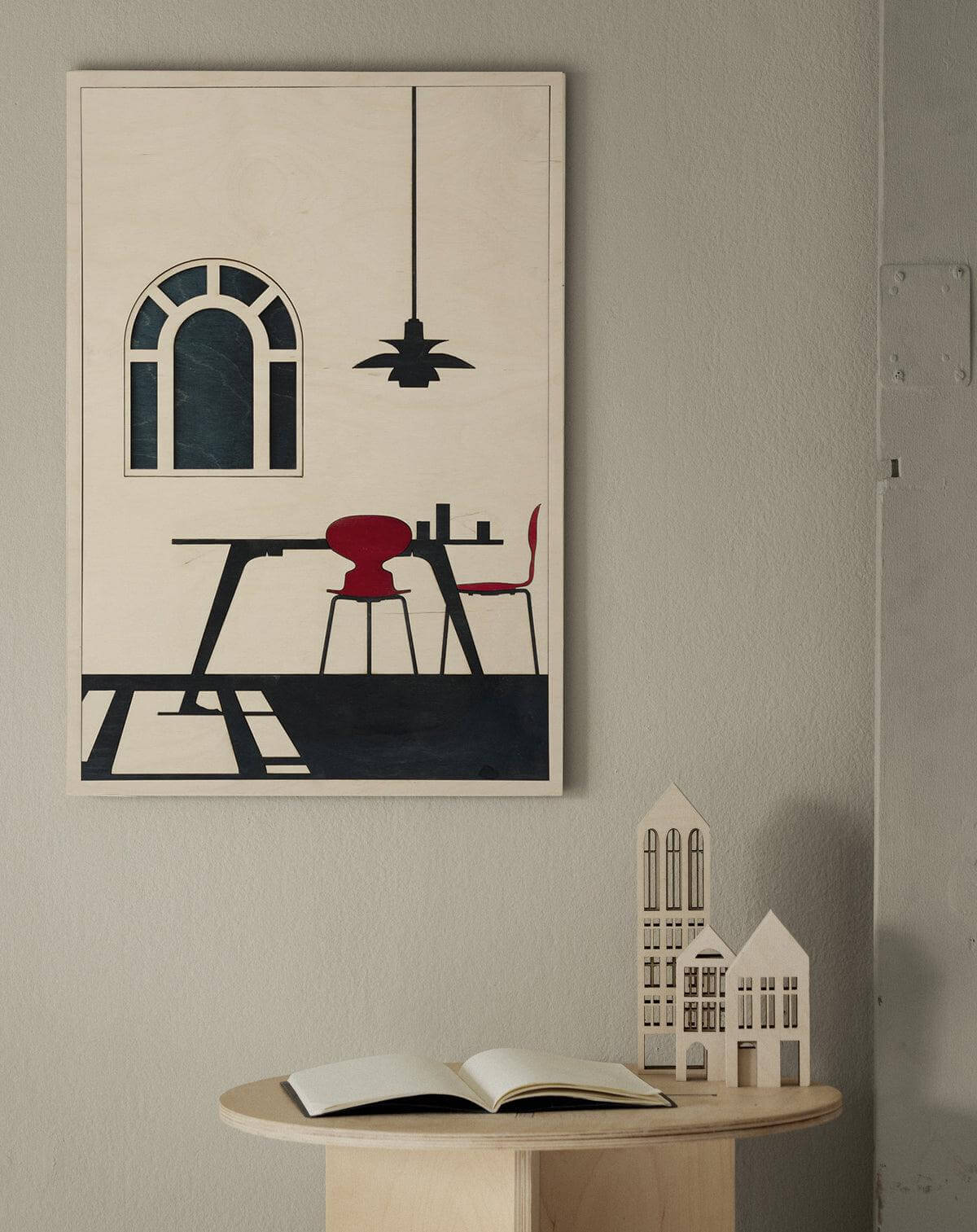Arne Jacobsen interior, Artwork - kolekto