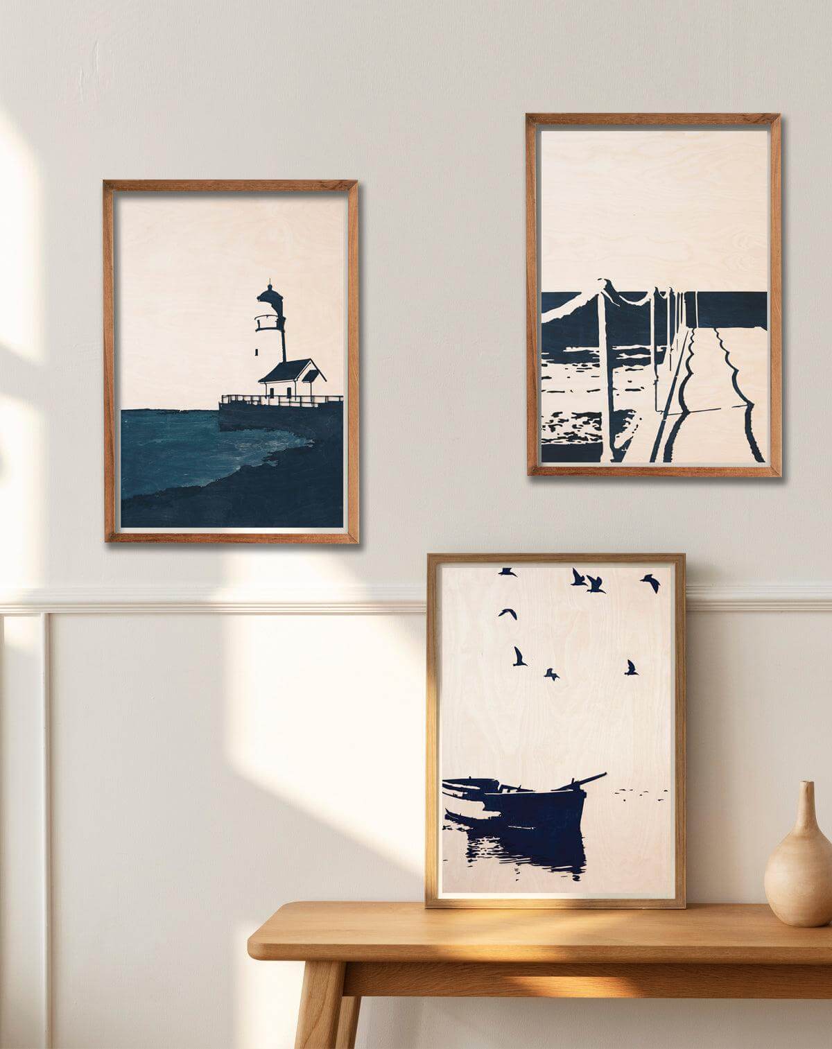 ARTWALL No. 7   I   3 ARTPRINTS WITH FRAMES