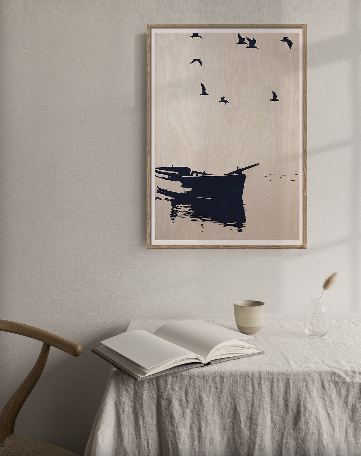 Floating, Art Print
