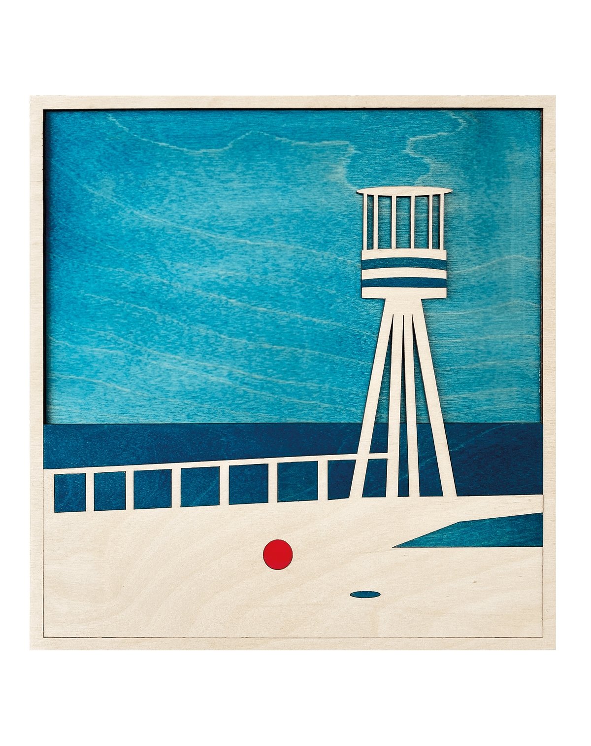 Arne Jacobsen's Lifeguard Tower, Artwork - kolekto