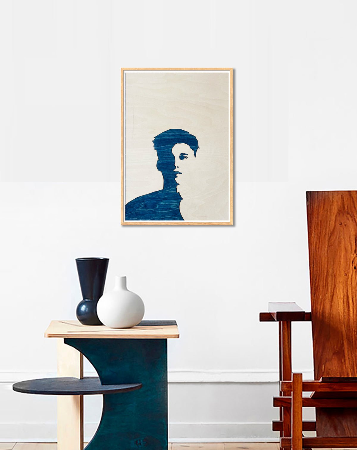 Shadows of a portrait, Art Print - kolekto