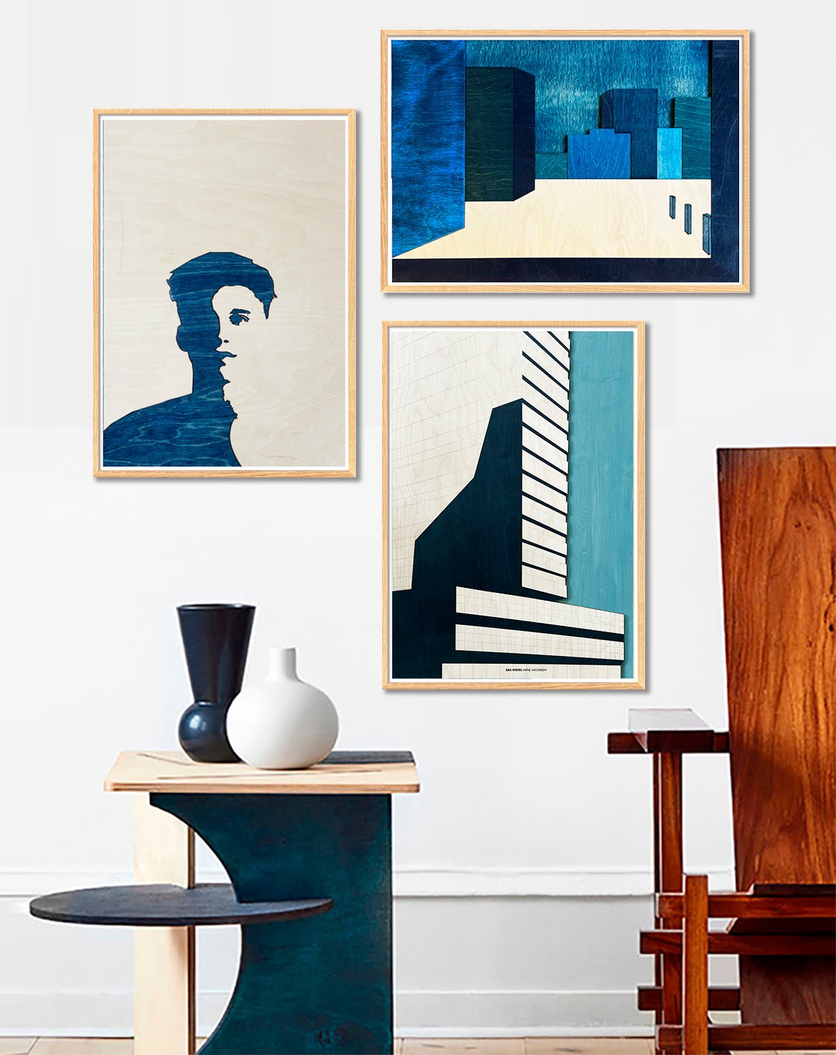 Shadows of a portrait, Art Print - kolekto