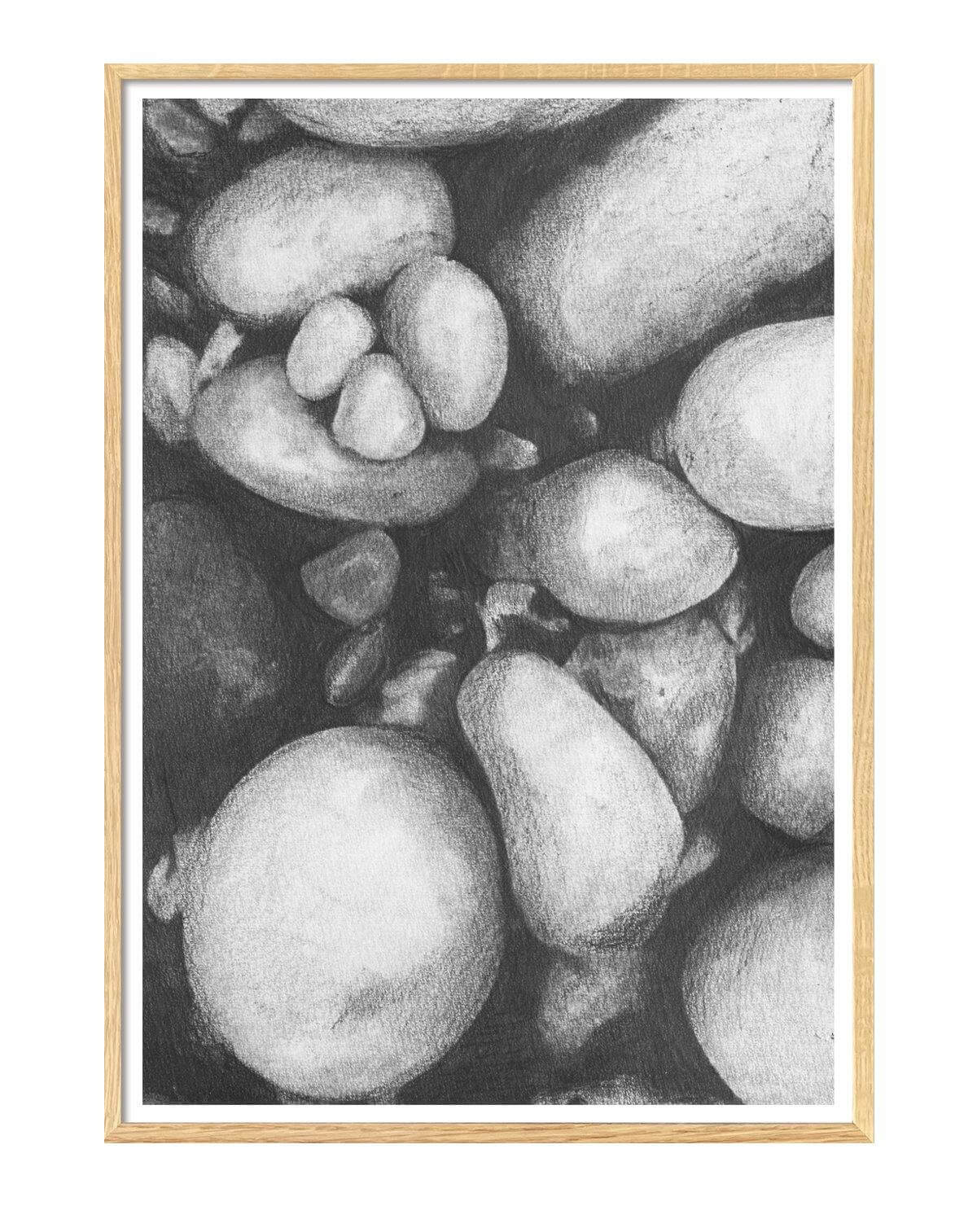 Stones under Water, Art Print - kolekto