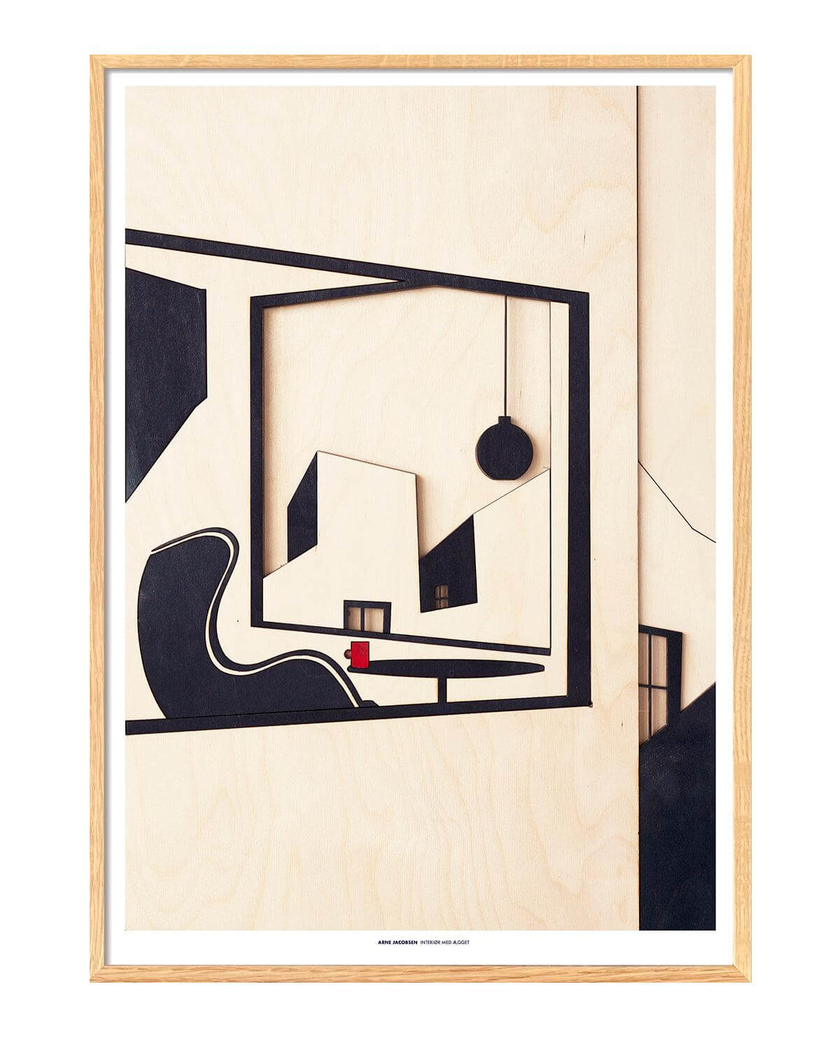 Arne Jacobsen's The Egg, Art Print - kolekto