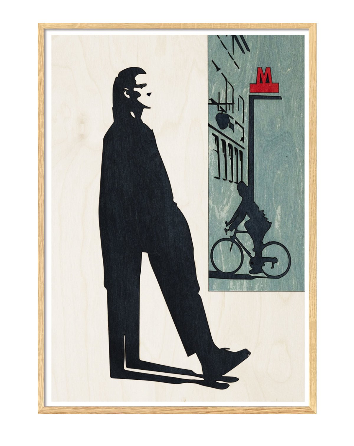 Up the wall, Art Print - kolekto