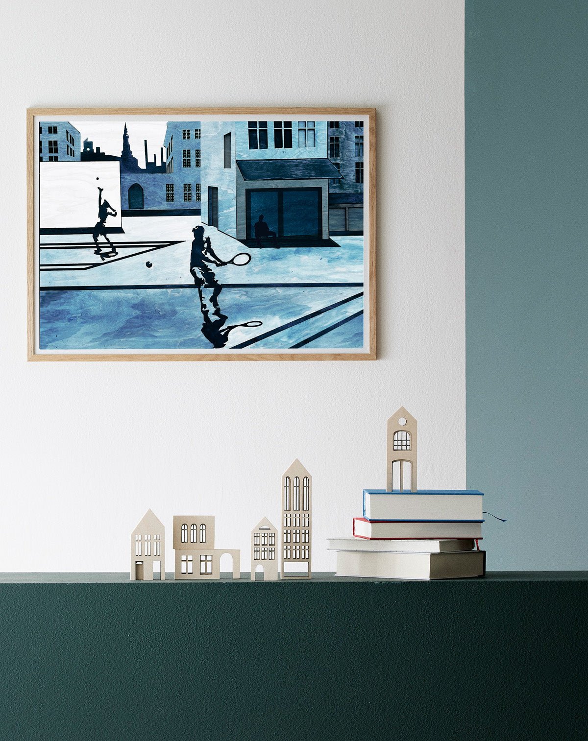 Urban tennis players I ARTPRINT - #kolekto#