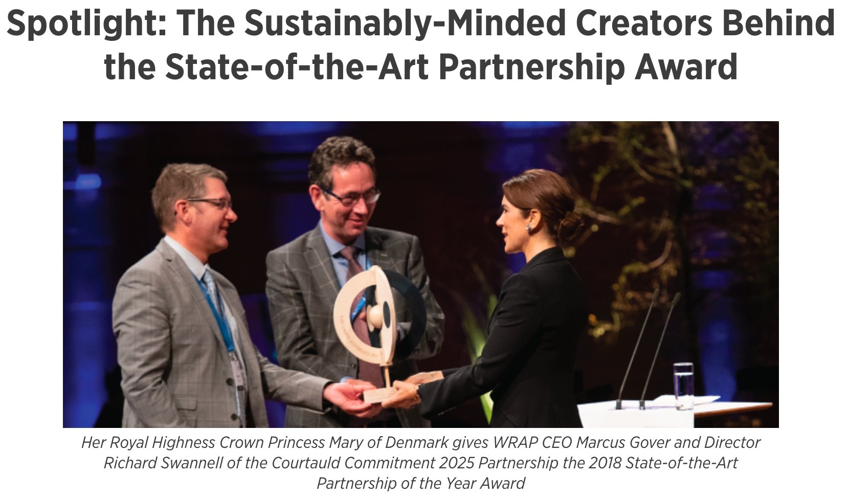 WE ARE: The Sustainably-Minded Creators Behind the State-of-the-Art Partnership Award - KOLEKTO