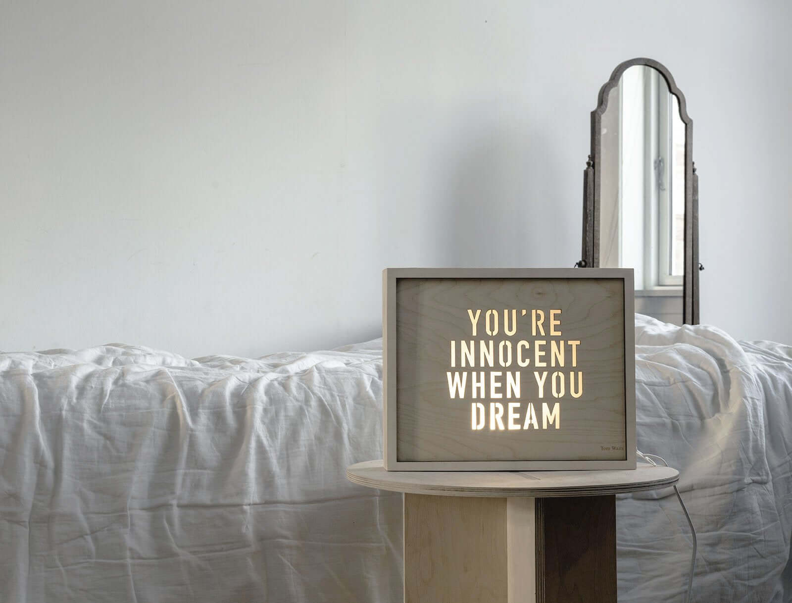 Beautiful graphic lamps from Kolekto. With your own design so that it fits your own decor and home. Handmade in Denmark
