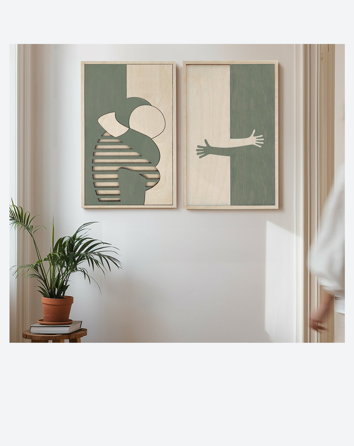 Handmade Art Works of a Hug by KOLEKTO