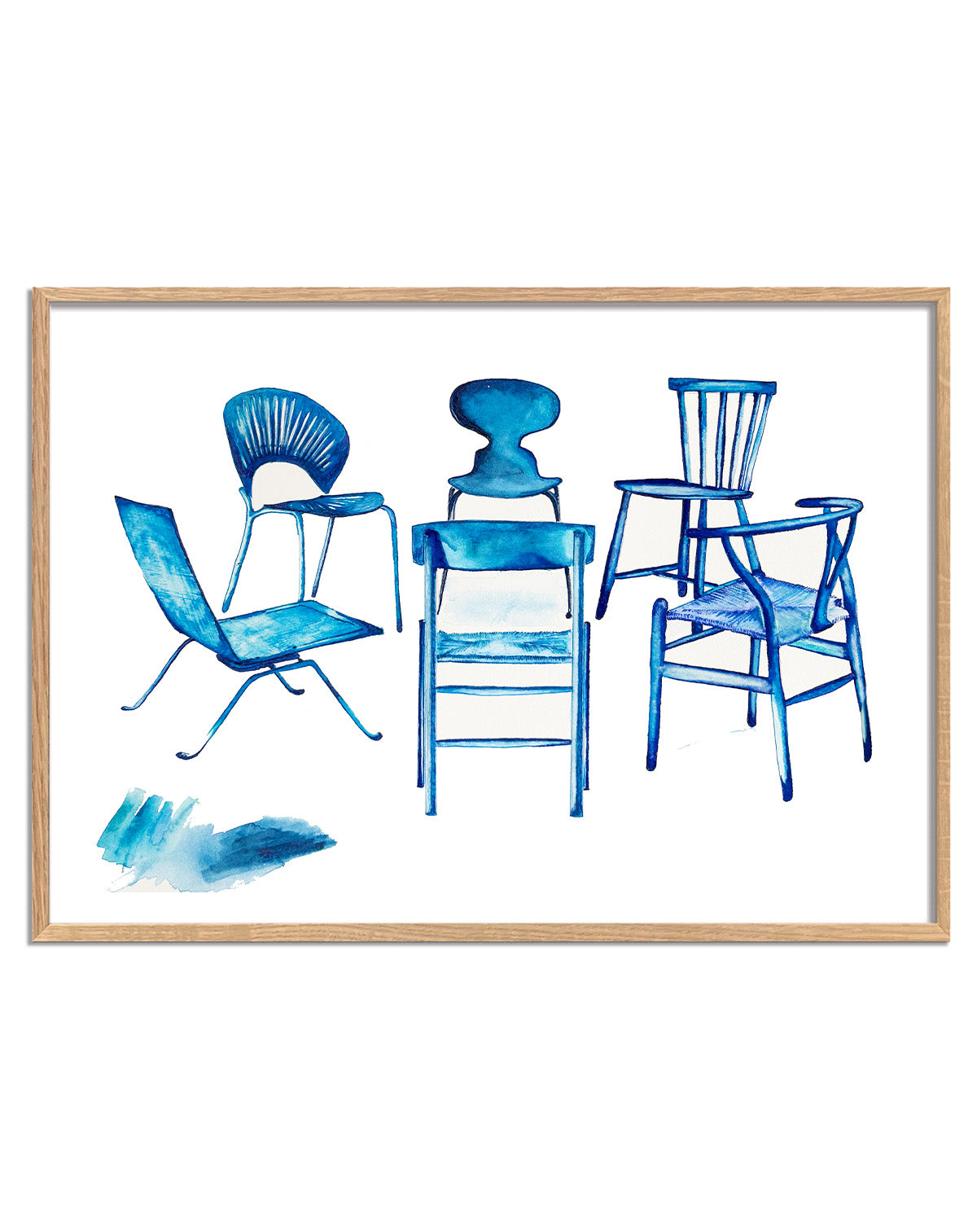 Chair collection, Art Print