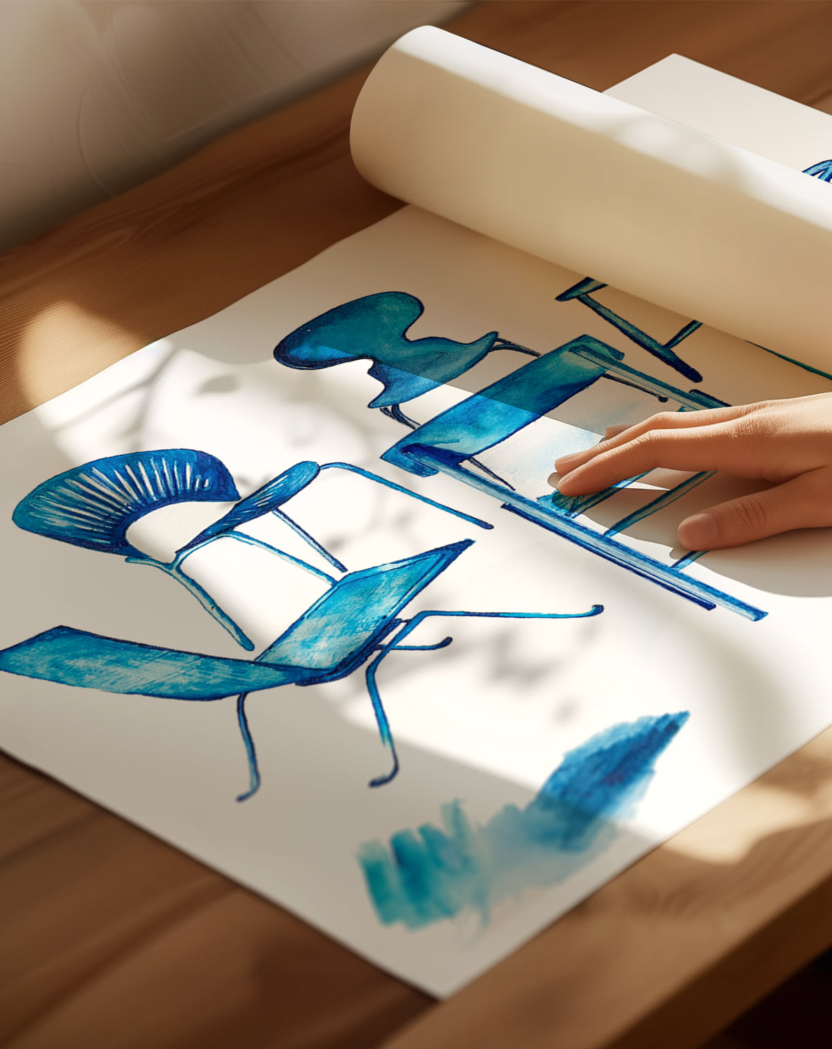 Chair collection, Art Print