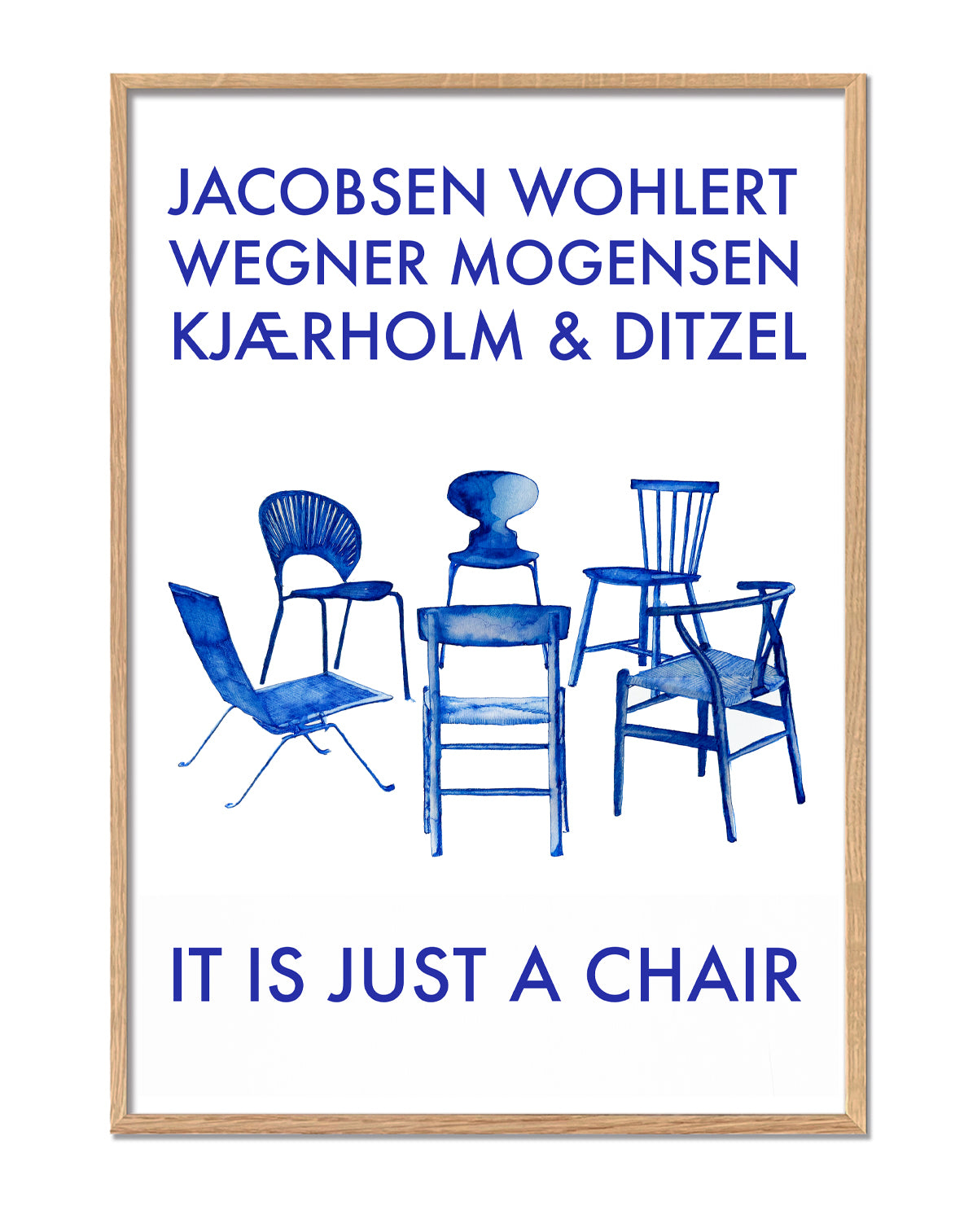 It is just a chair, Art Print