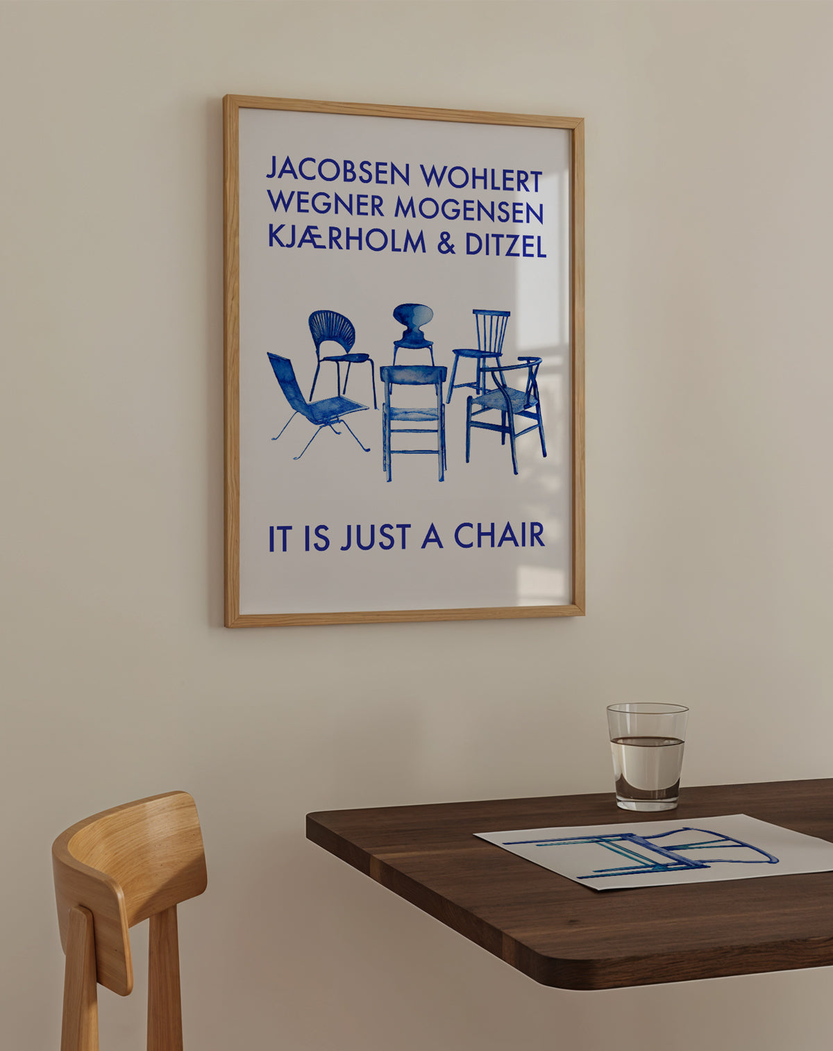It is just a chair, Art Print