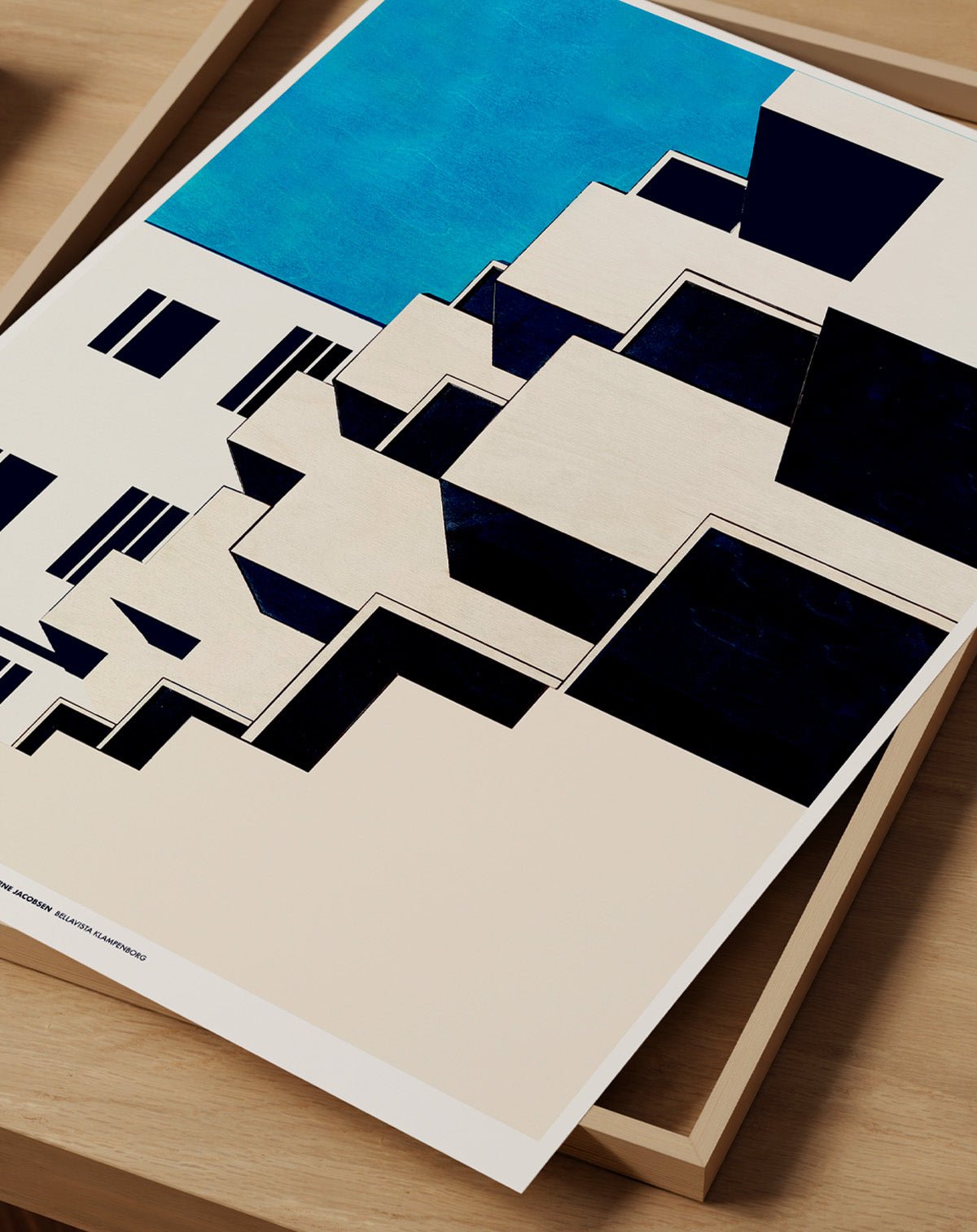 Arne Jacobsen's Bellavista, Art Print - #kolekto#