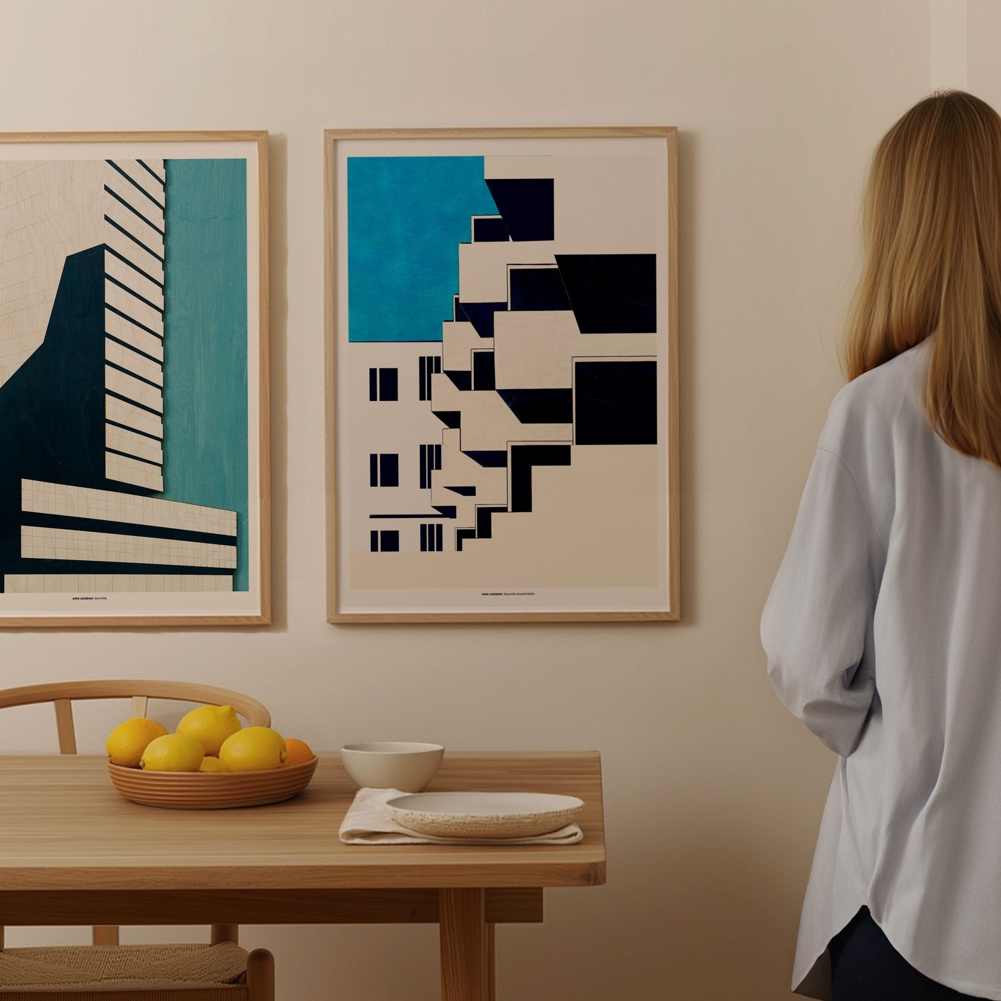 Arne Jacobsen's SAS Hotel, Art Print - kolekto