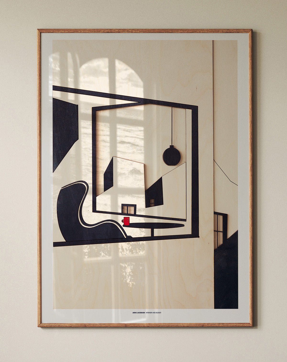 Arne Jacobsen's The Egg, Art Print - kolekto