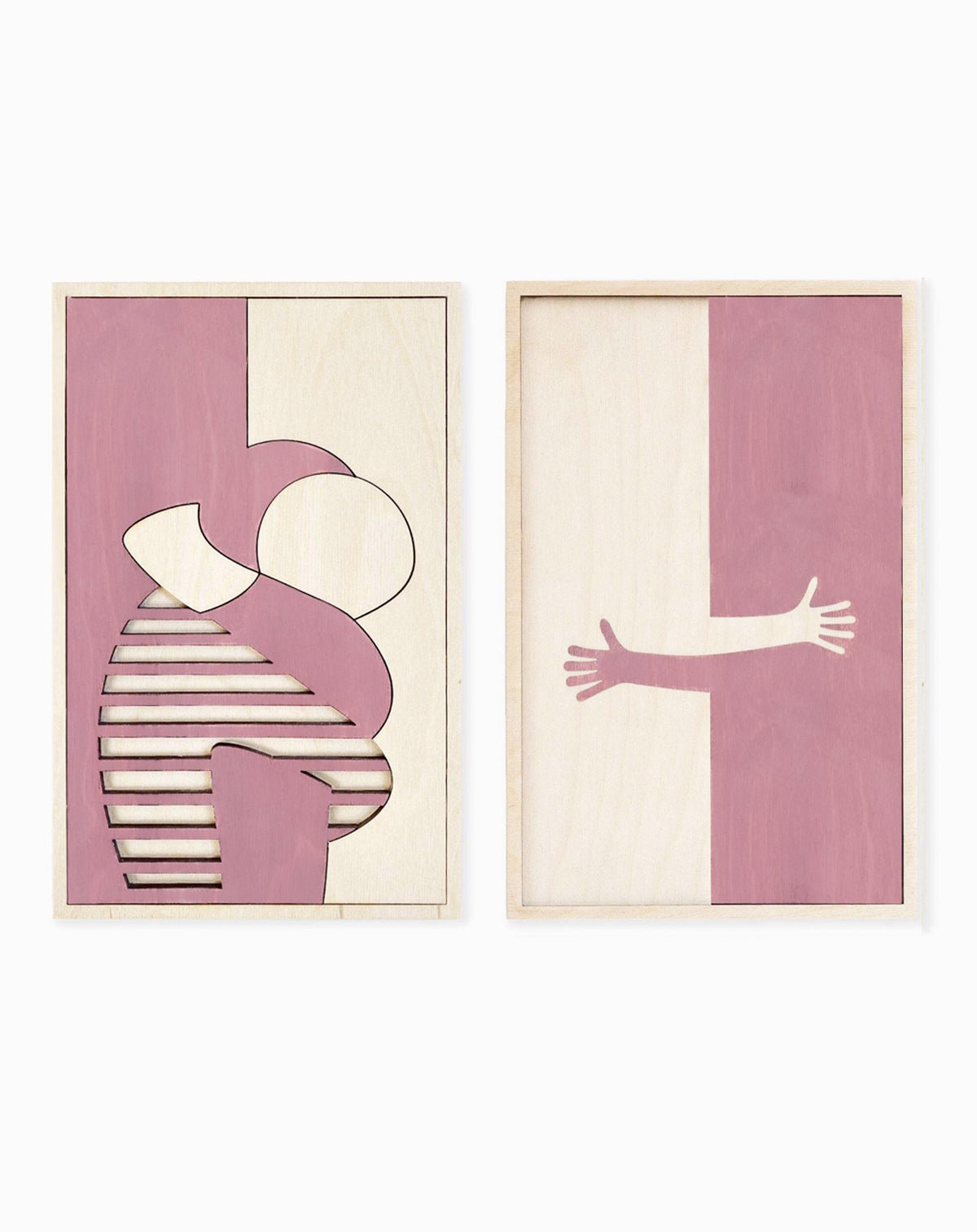 Art Wall, 2 Hugs Dark Powder - #kolekto#