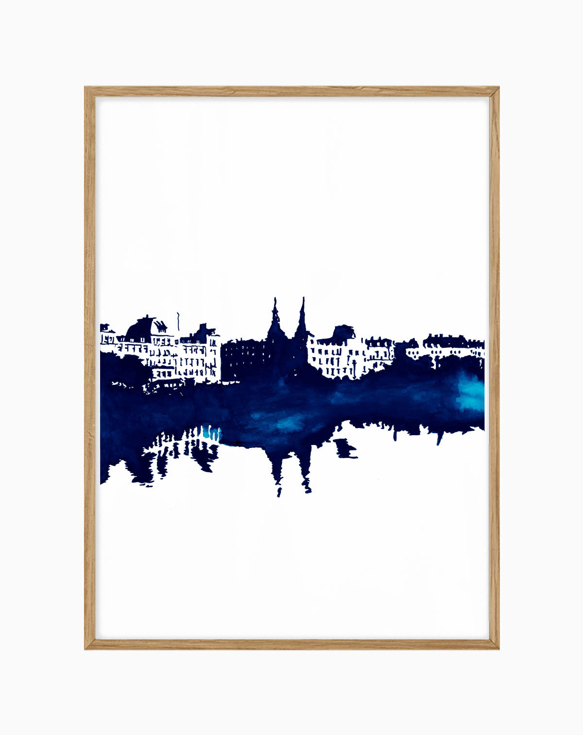 The Lakes of Copenhagen, Art Print