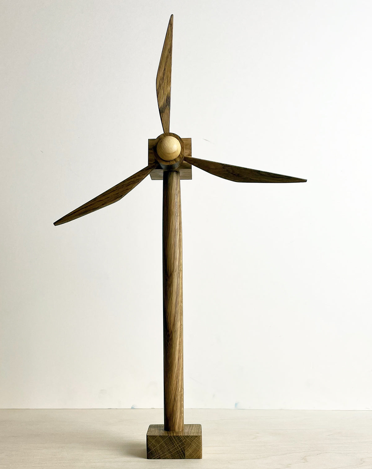 Windmill in oak, Danish design handmade in Denmark