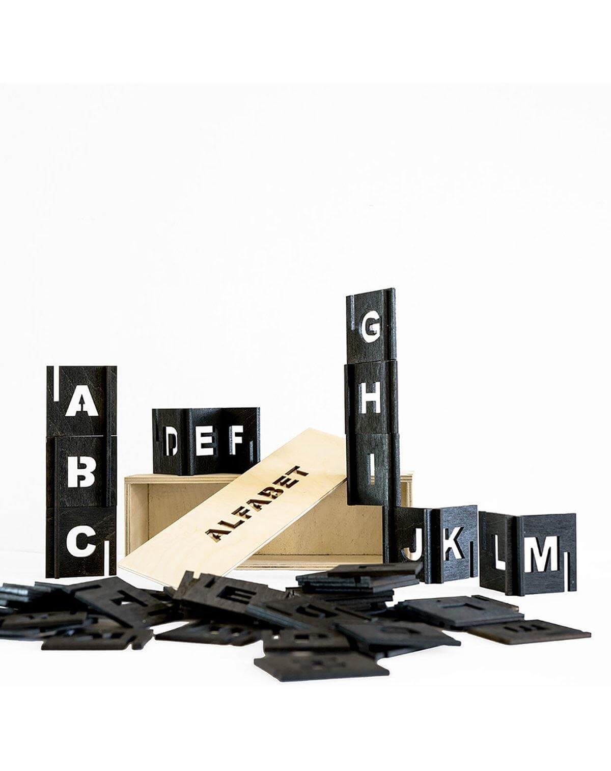 Alphabet | Wooden letters - #kolekto#
